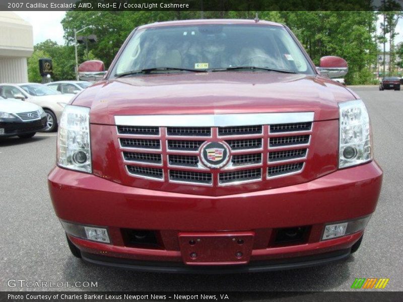 Red-E / Cocoa/Light Cashmere 2007 Cadillac Escalade AWD