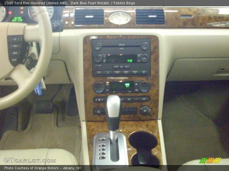 Dark Blue Pearl Metallic / Pebble Beige 2005 Ford Five Hundred Limited AWD