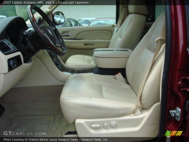 Red-E / Cocoa/Light Cashmere 2007 Cadillac Escalade AWD