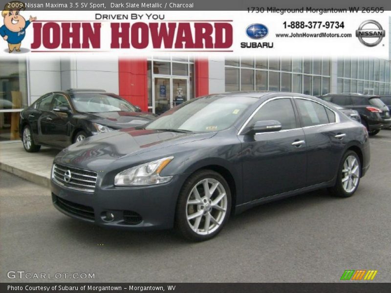 Dark Slate Metallic / Charcoal 2009 Nissan Maxima 3.5 SV Sport