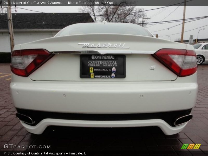 Bianco Eldorado (White) / Cuoio 2011 Maserati GranTurismo S Automatic