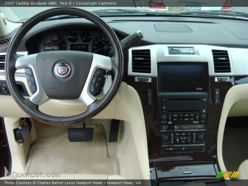 Red-E / Cocoa/Light Cashmere 2007 Cadillac Escalade AWD