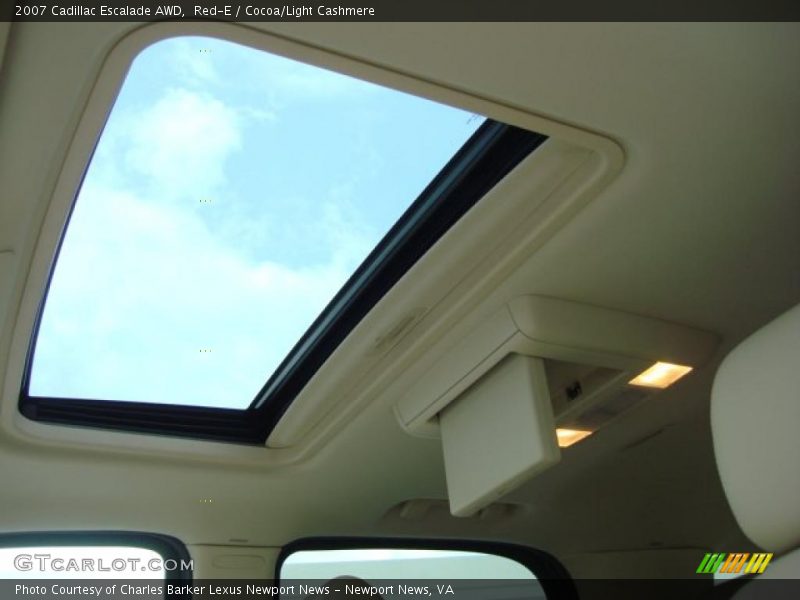 Red-E / Cocoa/Light Cashmere 2007 Cadillac Escalade AWD