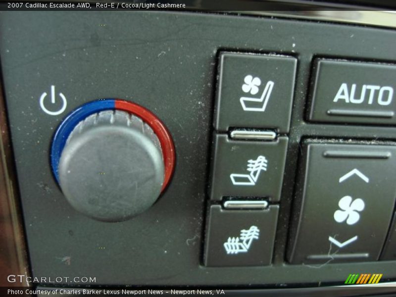 Red-E / Cocoa/Light Cashmere 2007 Cadillac Escalade AWD