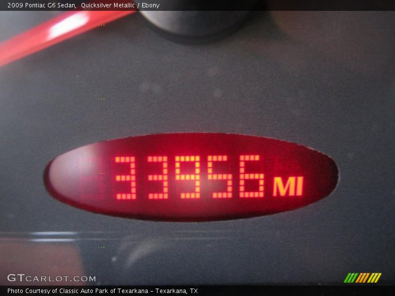 Quicksilver Metallic / Ebony 2009 Pontiac G6 Sedan