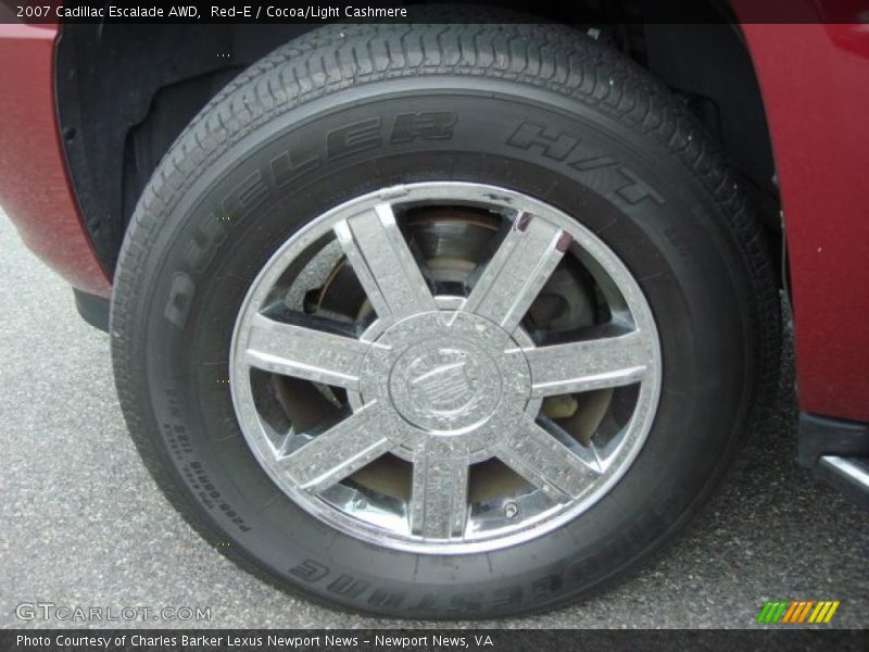 Red-E / Cocoa/Light Cashmere 2007 Cadillac Escalade AWD