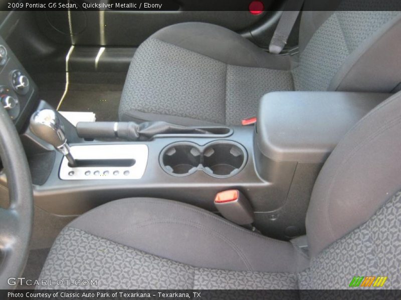 Quicksilver Metallic / Ebony 2009 Pontiac G6 Sedan