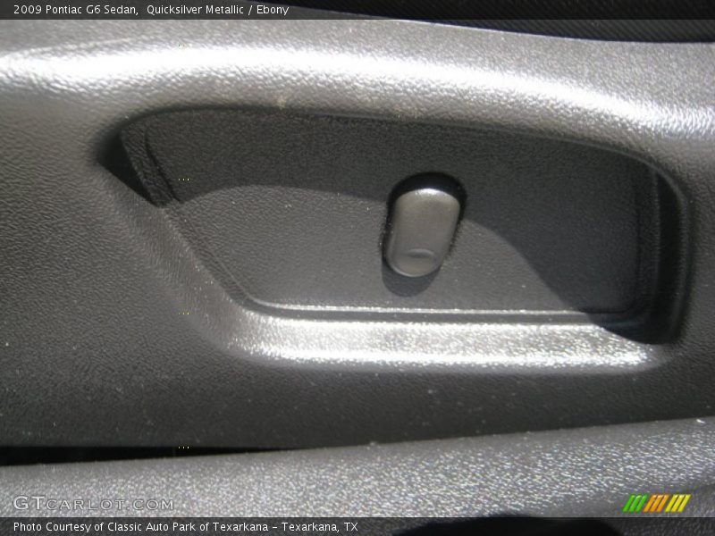 Quicksilver Metallic / Ebony 2009 Pontiac G6 Sedan
