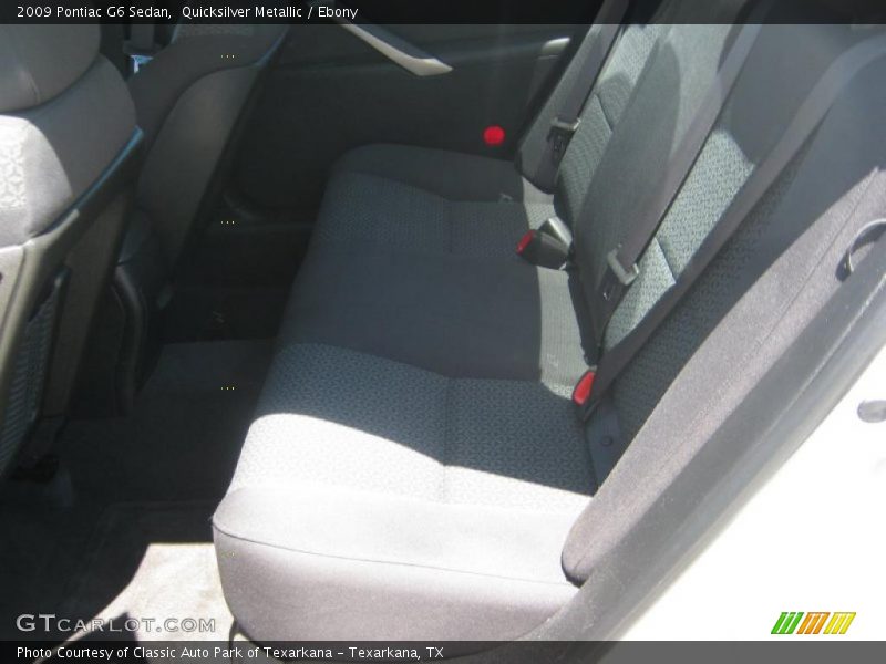 Quicksilver Metallic / Ebony 2009 Pontiac G6 Sedan