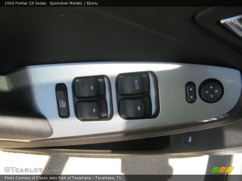 Quicksilver Metallic / Ebony 2009 Pontiac G6 Sedan