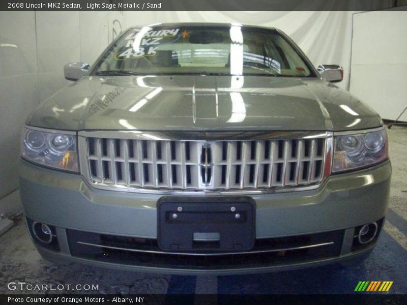 Light Sage Metallic / Sand 2008 Lincoln MKZ Sedan