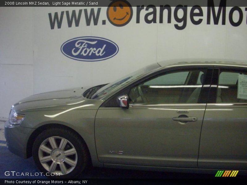 Light Sage Metallic / Sand 2008 Lincoln MKZ Sedan