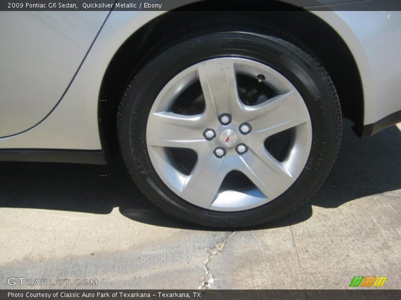 Quicksilver Metallic / Ebony 2009 Pontiac G6 Sedan