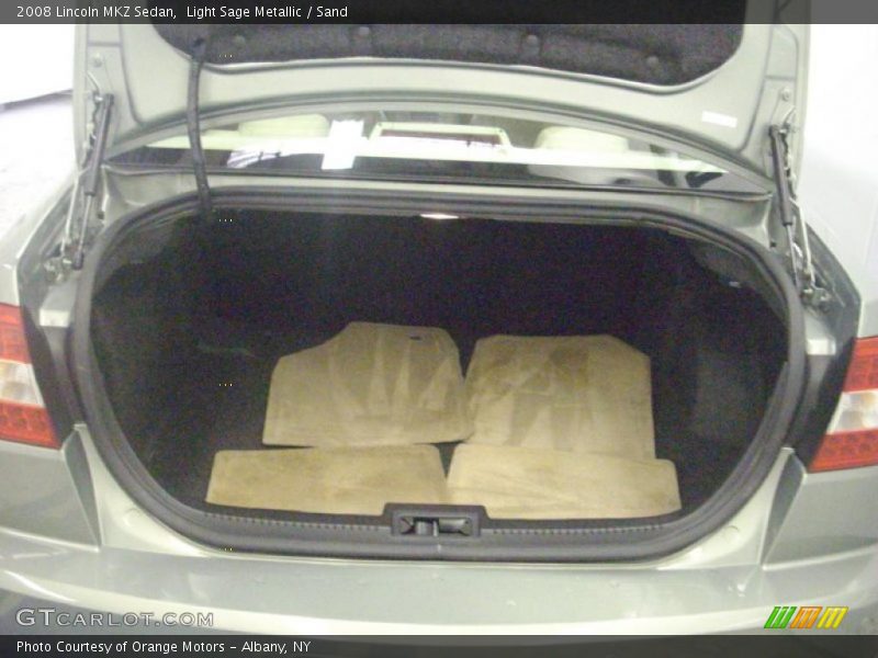 Light Sage Metallic / Sand 2008 Lincoln MKZ Sedan
