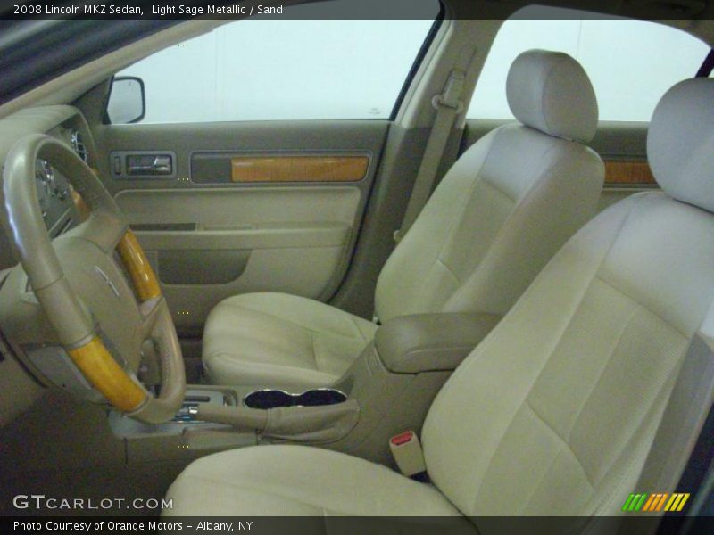 Light Sage Metallic / Sand 2008 Lincoln MKZ Sedan