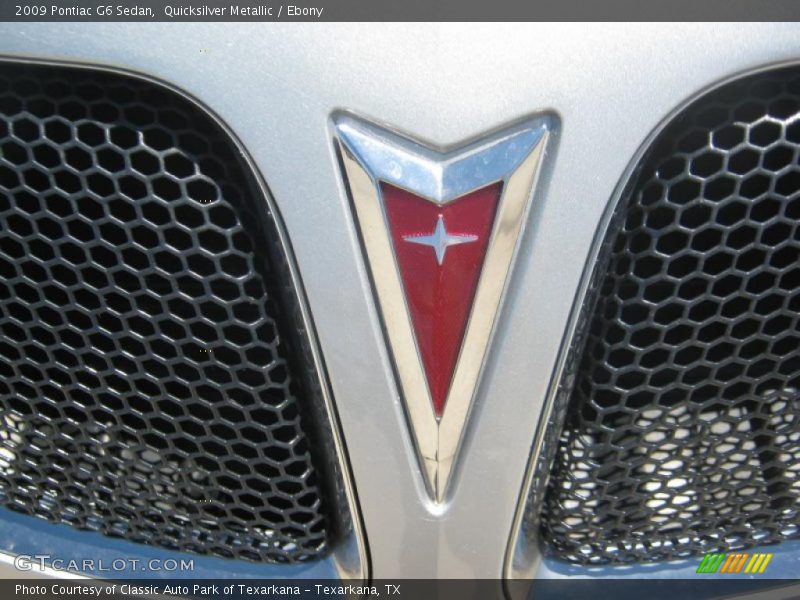 Quicksilver Metallic / Ebony 2009 Pontiac G6 Sedan