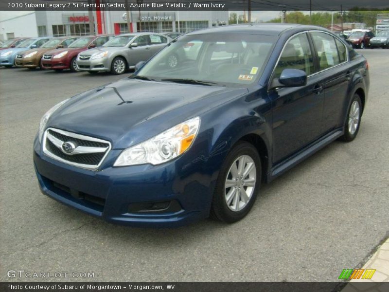 Front 3/4 View of 2010 Legacy 2.5i Premium Sedan