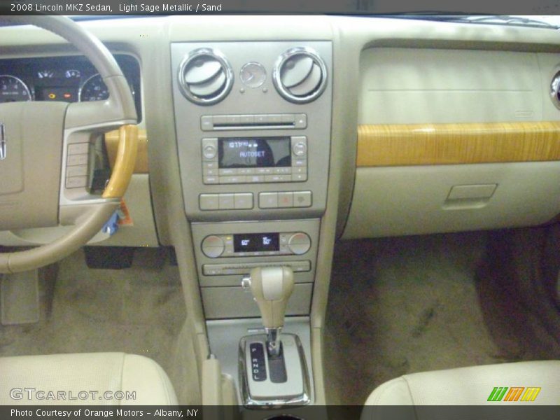 Light Sage Metallic / Sand 2008 Lincoln MKZ Sedan