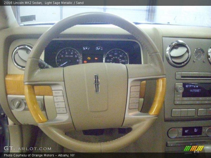 Light Sage Metallic / Sand 2008 Lincoln MKZ Sedan