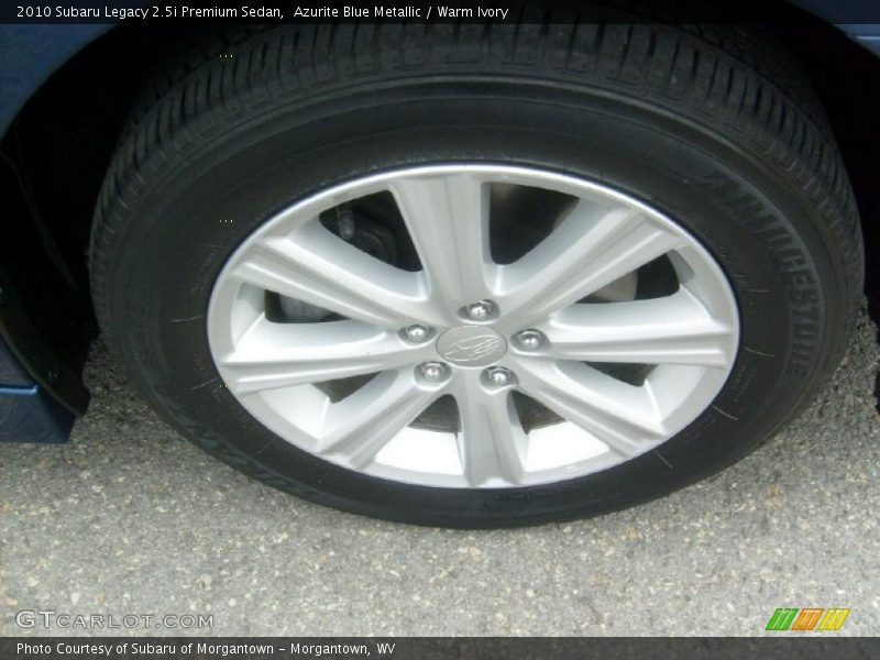 Azurite Blue Metallic / Warm Ivory 2010 Subaru Legacy 2.5i Premium Sedan