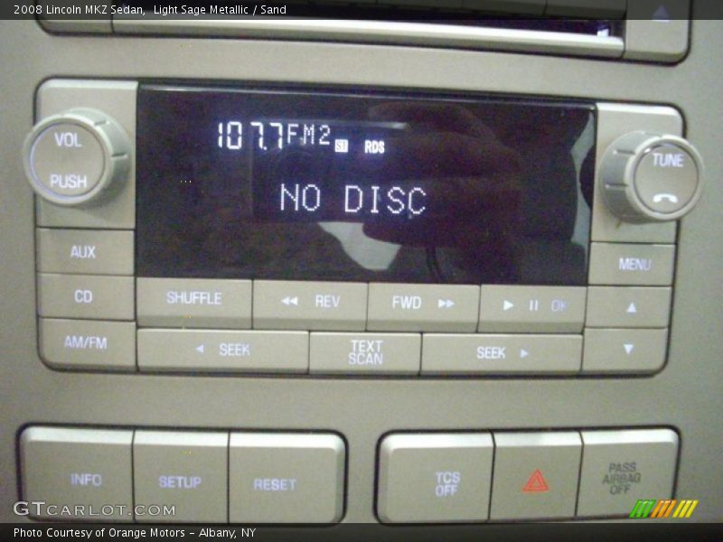 Light Sage Metallic / Sand 2008 Lincoln MKZ Sedan