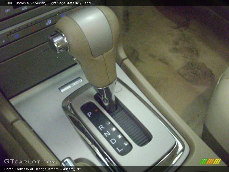 Light Sage Metallic / Sand 2008 Lincoln MKZ Sedan