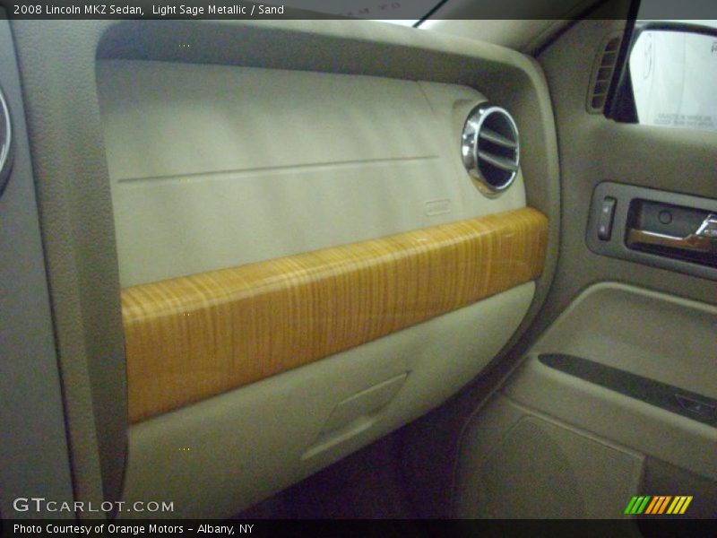 Light Sage Metallic / Sand 2008 Lincoln MKZ Sedan