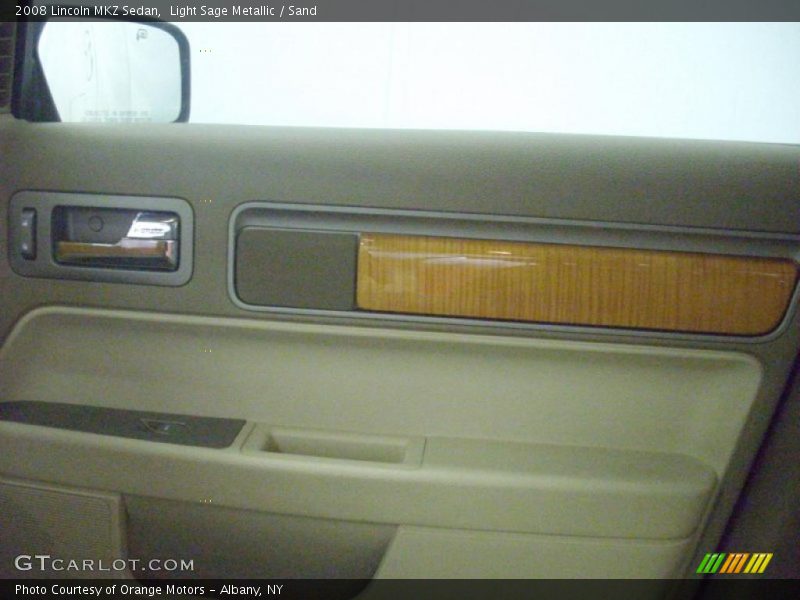 Light Sage Metallic / Sand 2008 Lincoln MKZ Sedan