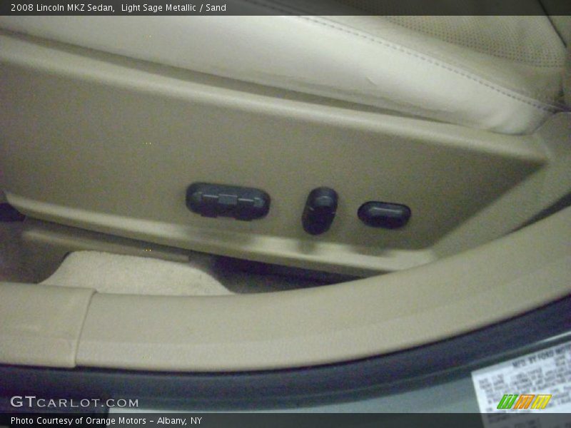 Light Sage Metallic / Sand 2008 Lincoln MKZ Sedan