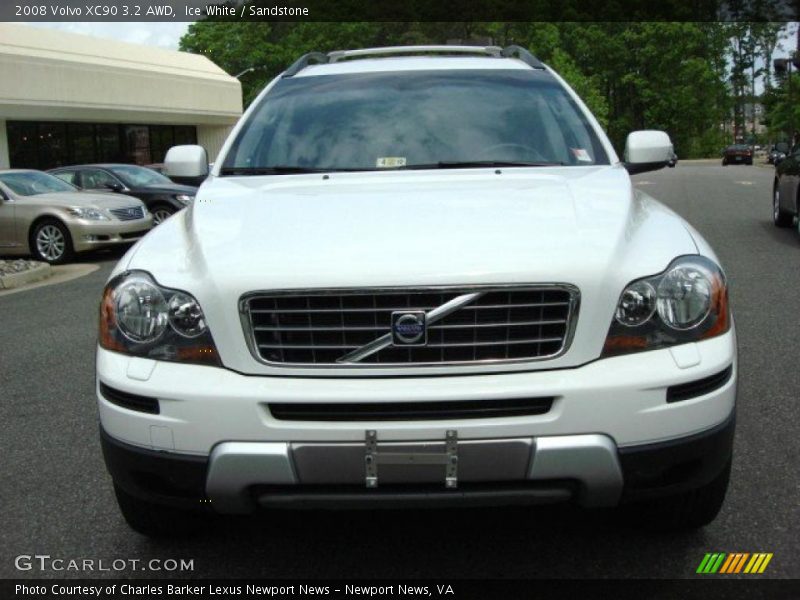 Ice White / Sandstone 2008 Volvo XC90 3.2 AWD