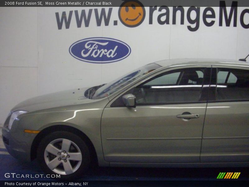 Moss Green Metallic / Charcoal Black 2008 Ford Fusion SE