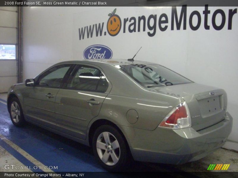 Moss Green Metallic / Charcoal Black 2008 Ford Fusion SE