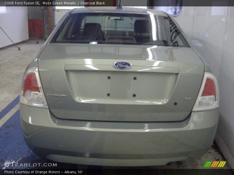 Moss Green Metallic / Charcoal Black 2008 Ford Fusion SE