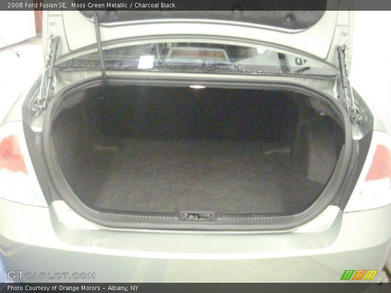 Moss Green Metallic / Charcoal Black 2008 Ford Fusion SE