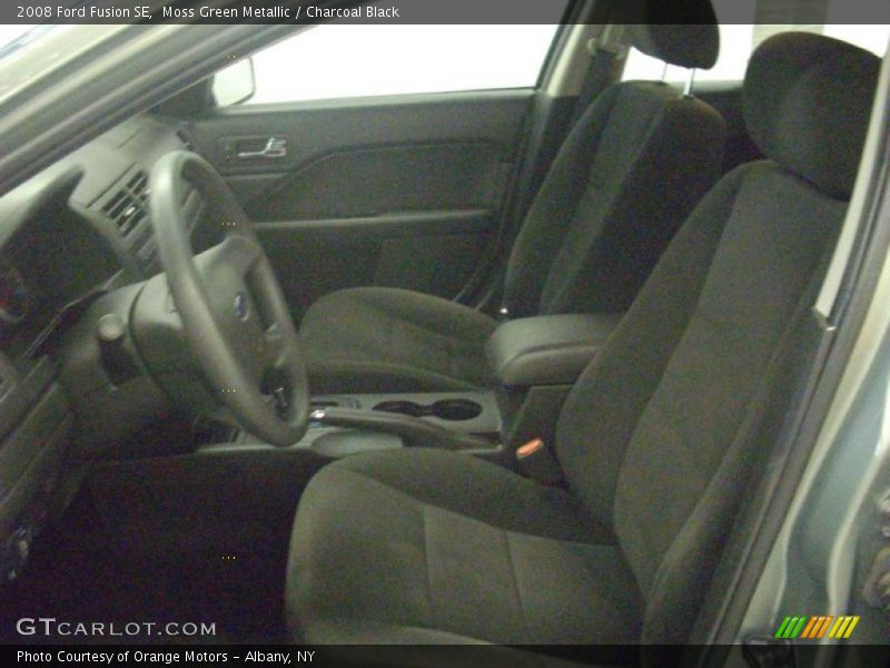 Moss Green Metallic / Charcoal Black 2008 Ford Fusion SE