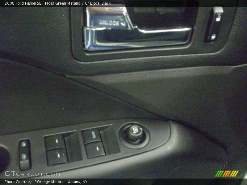 Moss Green Metallic / Charcoal Black 2008 Ford Fusion SE