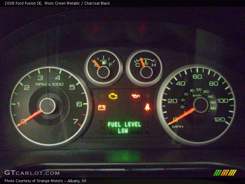 Moss Green Metallic / Charcoal Black 2008 Ford Fusion SE