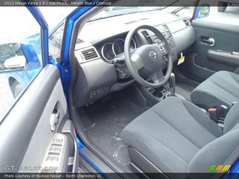 Metallic Blue / Charcoal 2011 Nissan Versa 1.8 S Hatchback