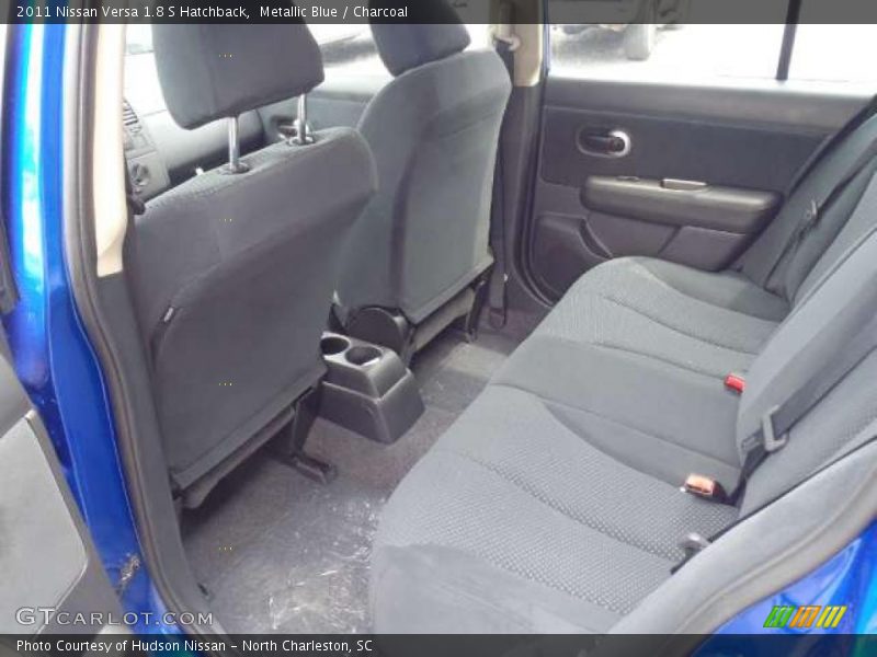Metallic Blue / Charcoal 2011 Nissan Versa 1.8 S Hatchback