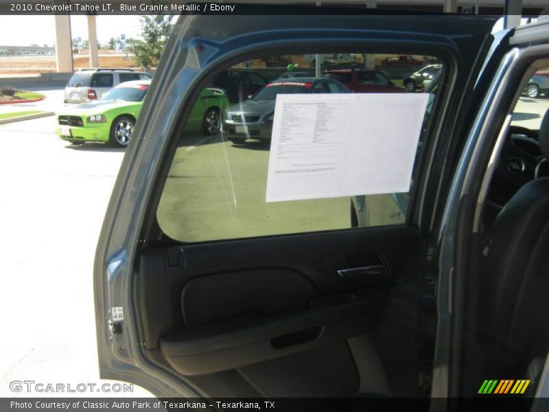 Blue Granite Metallic / Ebony 2010 Chevrolet Tahoe LT