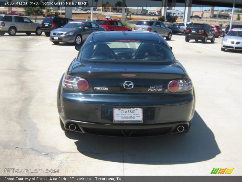 Nordic Green Mica / Black 2005 Mazda RX-8
