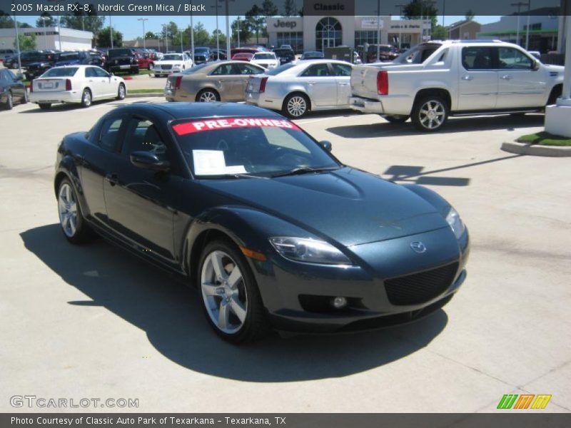 Nordic Green Mica / Black 2005 Mazda RX-8