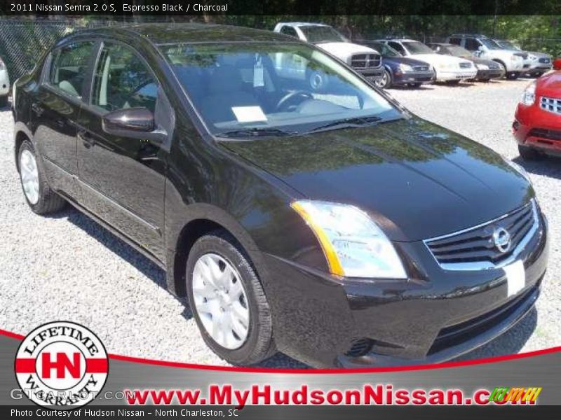 Espresso Black / Charcoal 2011 Nissan Sentra 2.0 S