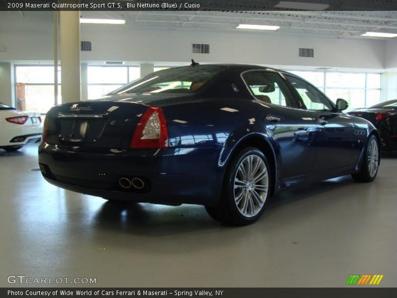Blu Nettuno (Blue) / Cuoio 2009 Maserati Quattroporte Sport GT S
