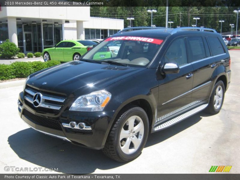 Black / Cashmere 2010 Mercedes-Benz GL 450 4Matic