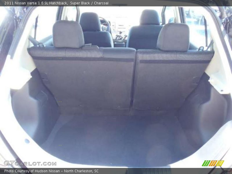 Super Black / Charcoal 2011 Nissan Versa 1.8 SL Hatchback