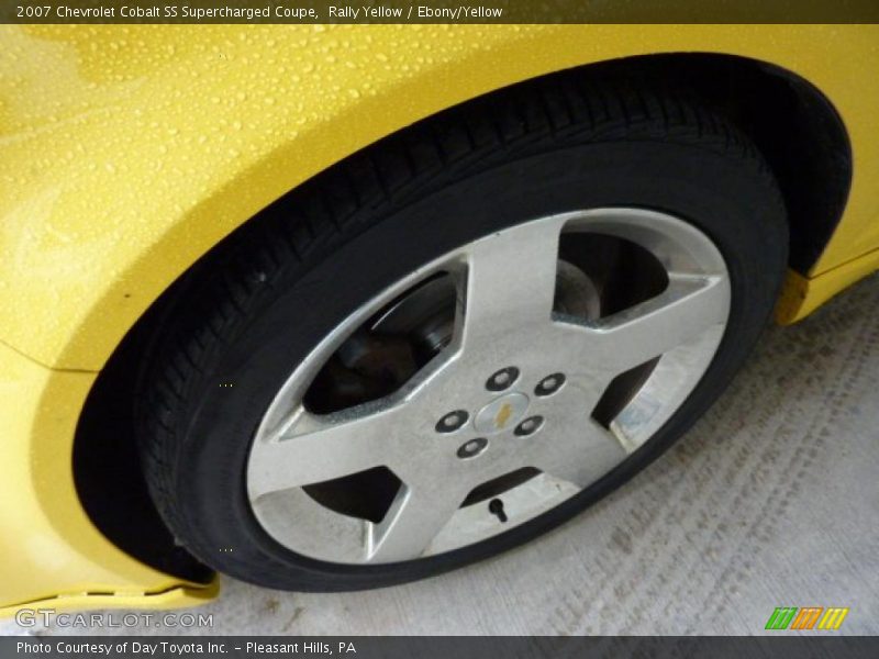 Rally Yellow / Ebony/Yellow 2007 Chevrolet Cobalt SS Supercharged Coupe