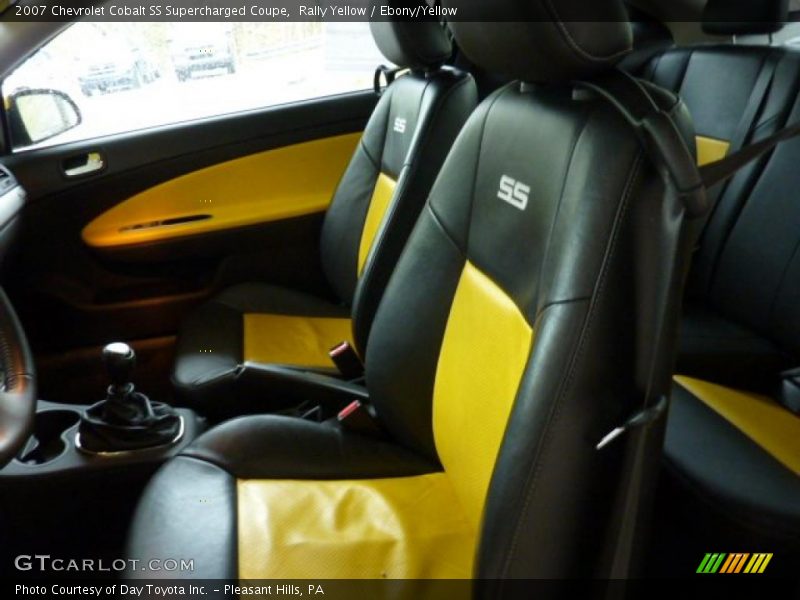  2007 Cobalt SS Supercharged Coupe Ebony/Yellow Interior