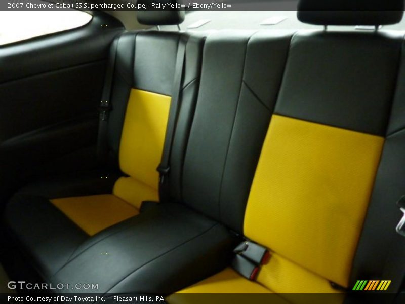  2007 Cobalt SS Supercharged Coupe Ebony/Yellow Interior