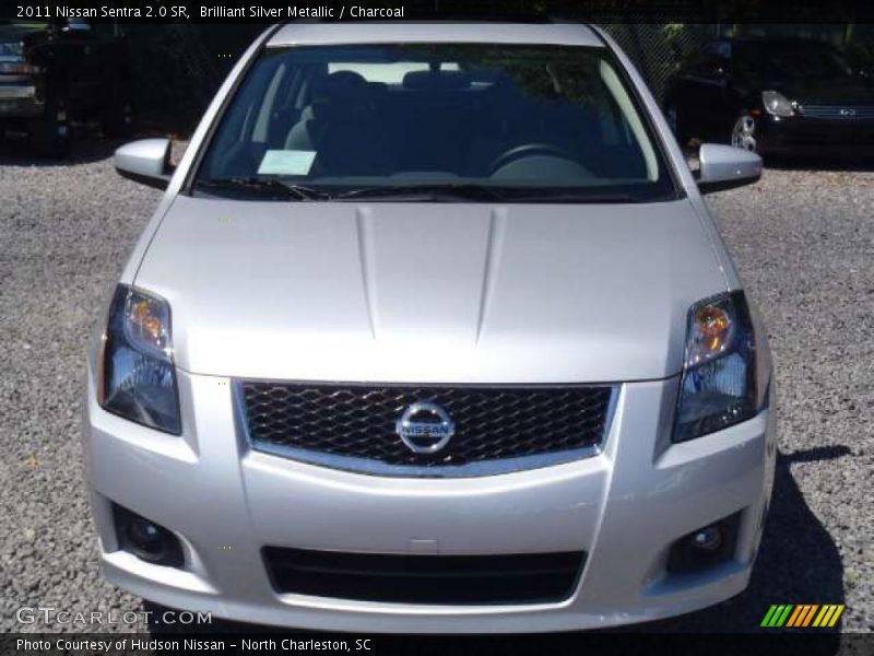 Brilliant Silver Metallic / Charcoal 2011 Nissan Sentra 2.0 SR